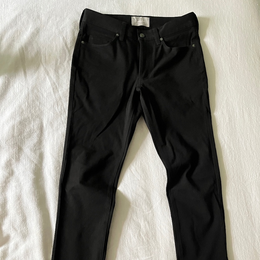 Everlane Men's Performance 5 Pocket Pants 28/30 Black